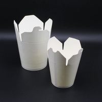 Emballage alimentaire jetable en papier, boîte à nouilles, boîte à lunch en papier kraft, boîte à pâtes occidentale