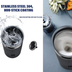 Professional Portable Stainless Steel Hot/Cold Milk Steamer Automatic Milk Foamer <b>Maker</b> Pot Electric Milk Frother Machine - Product Image 5