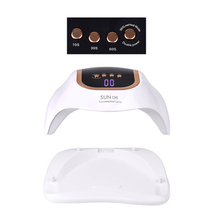 เครื่องเป่าเจล UV แบบคู่208W แบบชาร์จไฟได้เครื่องอบแห้งด้วยแสง UV & UV สำหรับร้านเสริมสวยทำเล็บมือแบบไร้สาย - Product Image 5