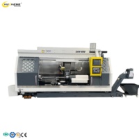 Mini-fraiseuse CNC en acier CKX550-2000, tour de tournage OEM pour cylindres et barils