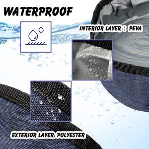 כלבים מתקפלים קערות נסיעות קערות כלב קריסת לקערות מים ומזון קערות מזון לחיות מחמד לכלבים גדולים - Product Image 5