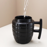 Gobelet à eau réutilisable en céramique en forme de grenade, étanche, vendu directement par l'usine, avec boîte cadeau pour cadeaux et souvenirs
