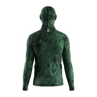 Maillot de bain à manches longues et capuche pour homme, protection faciale UPF 50+, sublimation, pour marques de surf