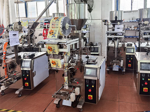 Đầy đủ tự động Nitơ Điền và đóng gói Máy Pouch Snack rang quả hồ trăn Ngô đậu phộng có trọng lượng máy đóng gói - Product Image 2