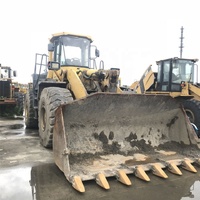 Komatsu traktor muatan depan otomatis penuh, pemuat Backhoe roda Tiongkok tangan kedua untuk dijual menampilkan komponen Motor mesin inti