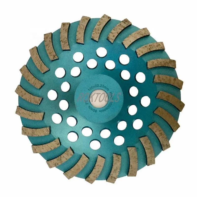 ROKTOOLS Swirl Turbo Segments Cup Wheel Diamond Segment Grinding Wheel Grinder Cup