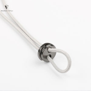 कस्टम कॉर्ड धातु डाट जस्ता मिश्र धातु समाप्त होने स्टेनलेस स्टील कॉर्ड ताला परिधान के लिए चिकनी सतह निकल-नि: शुल्क चित्रित - Product Image 5