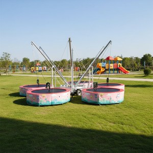 Sei persone Round <span class=keywords><strong>Bungee</strong></span> con rimorchio mobile 6 persone <span class=keywords><strong>Bungee</strong></span> <span class=keywords><strong>Jumping</strong></span> all'aperto trampolino commerciale sei vie <span class=keywords><strong>Bungee</strong></span> <span class=keywords><strong>Jumping</strong></span> - Product Image 4