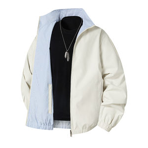 Chaqueta de Hombre con Logotipo Personalizado, Estilo Simple, Nueva Colección Primavera-Otoño, para Deportes al Aire Libre, Holgada, Estilo Coreano, Cómoda y Fresca - Product Image 3