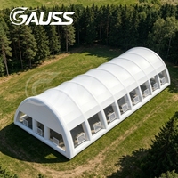 Tente de stockage modulaire gonflable en PVC GT-B31, couleur personnalisée, chapiteau sportif, hall d'exposition, tente pour événements commerciaux avec LED
