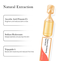 Sérum Contour des Yeux Revitalisant à la Vitamine C Hydratant et Raffermissant Format Voyage Soin Anti-Poches Certifié GMPC et MoCRA