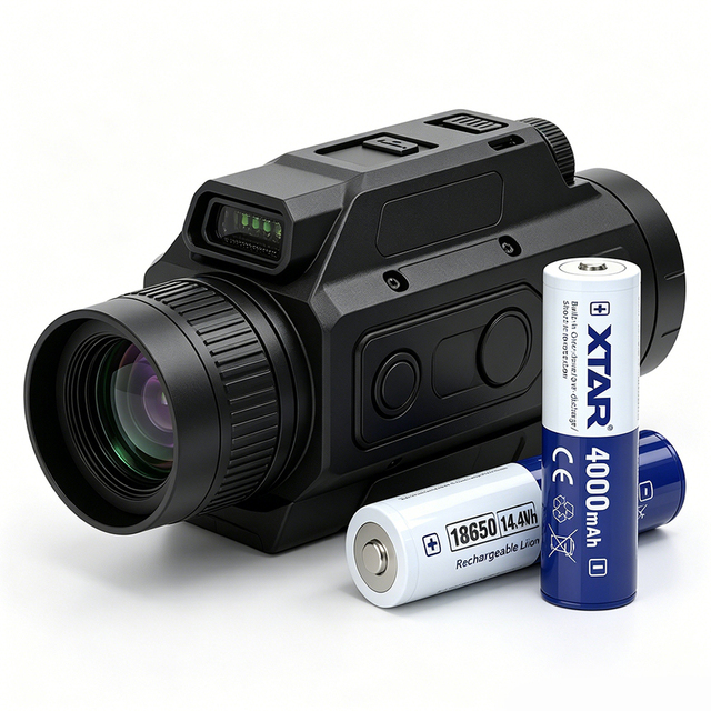 XTAR OEM High Capacity 18650 4000mAh 3.6V 10A Rechargeable Lithium 600-Cycle Button Top Batteries for Infrared Night Vision