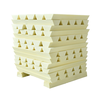 Pièces prototypes en polyuréthane gravées CNC insonorisantes, sur mesure, toutes formes, blocs rigides pour la rénovation extérieure des bâtiments anciens