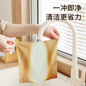 Magic Traceless Dishcloth Thickened Water Absorbent Rectangle Disposable For Pots And Pans Cleaning Cloth - Product Image 2