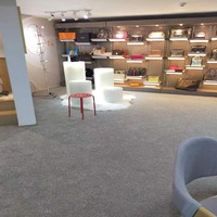 Tapis en PP à poils coupés tuftés doux de haute qualité insonorisé mur à mur antidérapant pour la maison casier chambre théâtre boutique salle de réunion