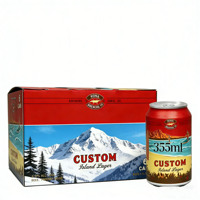 Boîtes en carton personnalisées de haute qualité pour 6 packs de canettes de 12 oz (bière, soda, vodka, vin, jus) – Revêtement réutilisable