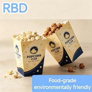 Caja <span class=keywords><strong>de</strong></span> Papel para Palomitas Personalizada Directo <span class=keywords><strong>de</strong></span> Fábrica con Logotipo Impreso, Contenedor Desechable Reciclable para Cine y Ferias - Product Image 5
