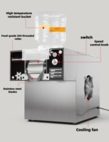 Machine à glace pilée commerciale Bingsu 4 saveurs 2026 avec moteur PLC Snowflake à usage unique et garantie d'un an