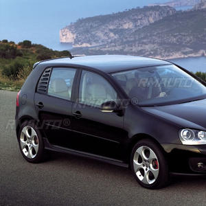 Cubierta Decorativa para Ventana Trasera de Coche, Aspecto Negro Brillante/Carbono, Rejilla para Ventana Lateral, para Volkswagen Golf 5 MK5 - Product Image 6