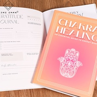 JAI IMAN 96 pages A5 Cahier de guérison des chakras et deux marque-pages Cahier d'exercices d'équilibre énergétique émotionnel