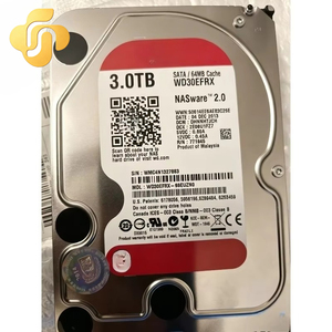 Disco Duro Interno Rojo de 3 TB SATA 6 Gbps 5400 RPM con 64 MB de Caché, 3.5 Pulgadas, <span class=keywords><strong>WD30EFRX</strong></span>, Almacenamiento RAID para Servidor de PC de Escritorio - Product Image 1