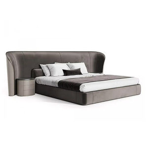 KMJ <span class=keywords><strong>Letto</strong></span> <span class=keywords><strong>Matrimoniale</strong></span> di Lusso Italiano Imbottito con Struttura in Tessuto, Set di Mobili per Camera da <span class=keywords><strong>Letto</strong></span> - Product Image 5