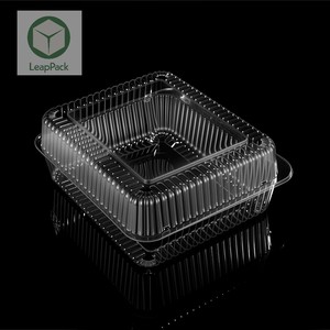 Einweg-Klarsicht-Kunststoff-Fast-Food-Behälter Transparente Rosin-Hamburger-Verpackungsbox für Salat und Brot zum Mitnehmen - Product Image 3