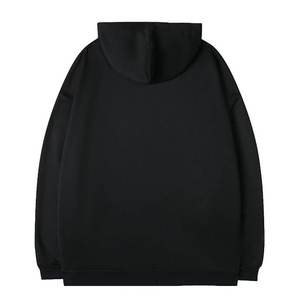 Sweats à capuche décontractés en coton vierge imprimé de logo personnalisé survêtement unisexe broderie en vrac sweats à capuche unis lourds pour hommes - Product Image 4