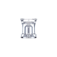 Bouchon de bouteille de parfum cylindrique en acrylique de luxe anti-odeurs pour cosmétiques Couvercles haut de gamme Bouchons de bouteille et fermetures