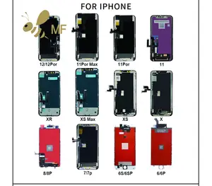 适用于Iphone 6s 6 plus 7 8 Plus X Xr 11 12迷你13的手机液晶数字化仪电话备件移动液晶显示屏