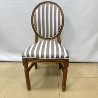 Chaise de salle à manger d'extérieur commerciale de style Louis français, moderne, à dossier ouvert, en résine écologique, avec pieds coniques, durable et de haute qualité, pour hôtel, vente en gros