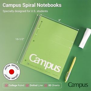 Notebook a <span class=keywords><strong>spirale</strong></span> Premium College con copertura in <span class=keywords><strong>plastica</strong></span> resistente - Product Image 2