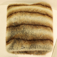 Couverture en fausse fourrure de sable de luxe, vente en gros d'usine, 750 g/m², marron, couverture décorative douillette et chaude pour la maison et l'hôtel
