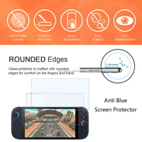 Protection d'écran en verre trempé anti-lumière bleue avec revêtement oléophobe pour Nintendo Switch 2, directement de l'usine
