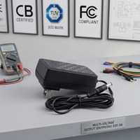 Alimentation médicale ITE 18W 20W 24W 30W 36W 12V 19V 24V 1.6A 2.0A 3A avec prises murales US UK EU AU – Adaptateur secteur à découpage