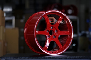 ล้ออัลลอยปลอมแปลงแบบ monoblok น้ำหนักเบาออกแบบได้ตามต้องการสำหรับ MITSUBISHI <span class=keywords><strong>EVO</strong></span> Subaru Impreza Toyota Supra RX-<span class=keywords><strong>7</strong></span> <span class=keywords><strong>Nissan</strong></span> GTR Toyota 86 - Product Image 2