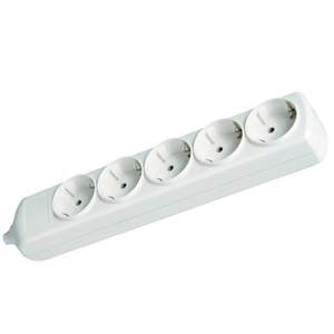 Prolunga con 4 prese e interruttore, 1,5 m, 3G, 1,5 mm, colore nero - ideale per collegare più dispositivi elettrici. - Product Image 1