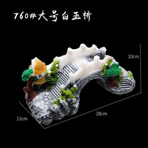 Paisaje decoración <span class=keywords><strong>puente</strong></span> acuario pecera <span class=keywords><strong>puente</strong></span> Artificial resina equipo accesorios ornamento <span class=keywords><strong>cueva</strong></span> acuática mascota pez - Product Image 6