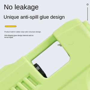 ปืนกาวร้อนละลายแบบพกพาออกแบบประหยัดแรงพร้อมแท่งกลม - Product Image 5