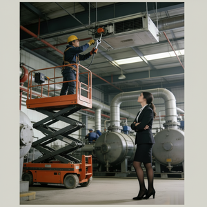 Plataforma Aérea Autopropulsada de Estructura de Acero de Alta Resistencia, Plataforma Elevadora de Tijera Hidráulica - Product Image 1