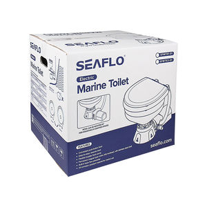 Toilette <span class=keywords><strong>chimique</strong></span> extérieure SEAFLO, taille standard et compacte, siège en plastique à fermeture douce, toilette marine électrique pour <span class=keywords><strong>bateau</strong></span> - Product Image 5