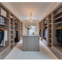 Armarios Empotrados Modernos Personalizados para Dormitorio Principal, Vestidor Elegante, Sistema Modular de Vestidor