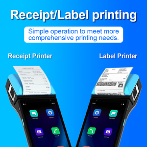 BT 4G NFC <span class=keywords><strong>Terminal</strong></span> POS portátil de mano Restaurante Huella digital POS móvil <span class=keywords><strong>con</strong></span> impresora de recibos Z500 - Product Image 4