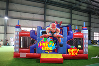 Spiderman commercial à thème personnalisé/super-héros/château gonflable The Avengers Park à vendre/jeu multijoueur pour enfants