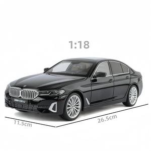 Modelo de coche BMW 530 LI 1:18 oficialmente autorizado, modelo de coche de aleación, coches de simulación, colección de coches de metal, modelo de vehículo de juguete, exhibición BWM - Product Image 1