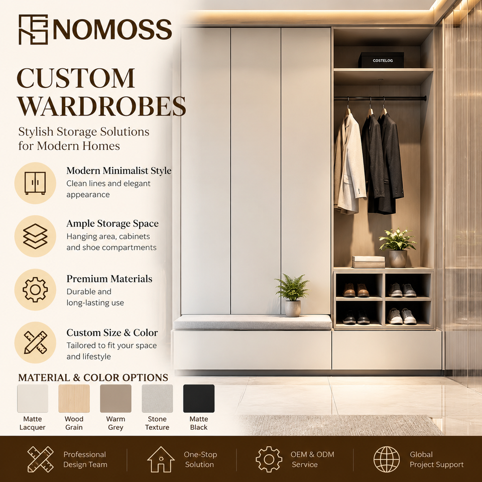 Ada Design Examples Custom Entryway Shoe Cabinet with Flexible Storage Layout for Modern ...