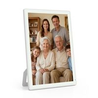 Wandmontierter WLAN 15,6-Zoll FHD IPS Touchscreen Holz Familien-Terminplaner Aufgabenplaner Digitaler Elektronischer MP4/MP3-Organizer