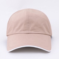 Casquette de baseball personnalisée Qianzun Sport Material Active Hat, 6 panneaux, en nylon, brodée sur le côté, réglable, séchage rapide, réfléchissante, vierge