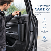 Support de rangement pliable et léger pour parapluie de voiture, type crochet, multi-usage, en ABS, capacité <1L, idéal pour le camping, direct usine