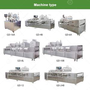 Machine automatique de remplissage et de scellage rotative à 4 lignes pour coupes/bac à gelato, soupe liquide, houmous - Product Image 5